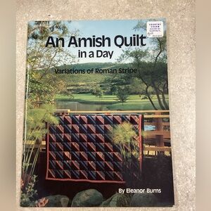 An Amish Quilt In A Day Variations Of Roman Stripe Eleanor Burns Book